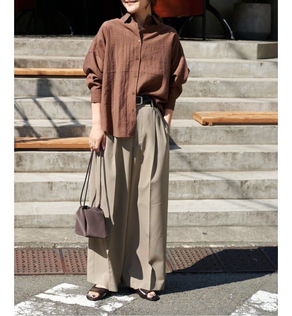 OUTDOOR PRODUCTS Usual Things「追加レ ーヨンリネンシャツ」|シャツ・ブラウス|