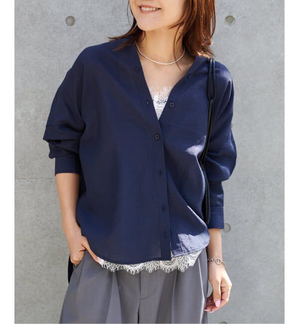 OUTDOOR PRODUCTS Usual Things「追加レ ーヨンリネンシャツ」|シャツ・ブラウス|