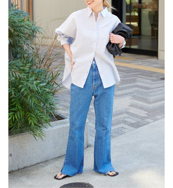 OUTDOOR PRODUCTS Usual Things「追加レ ーヨンリネンシャツ」|シャツ・ブラウス|