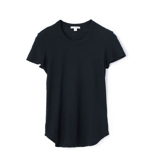 JAMES PERSE「スラブジャージー クルーネック Ｔシャツ WUA3037」|Tシャツ・カットソー|ブラック