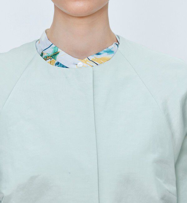 TOMORROWLAND collection「スパークツイル コクーンコート」|ノーカラーコート|