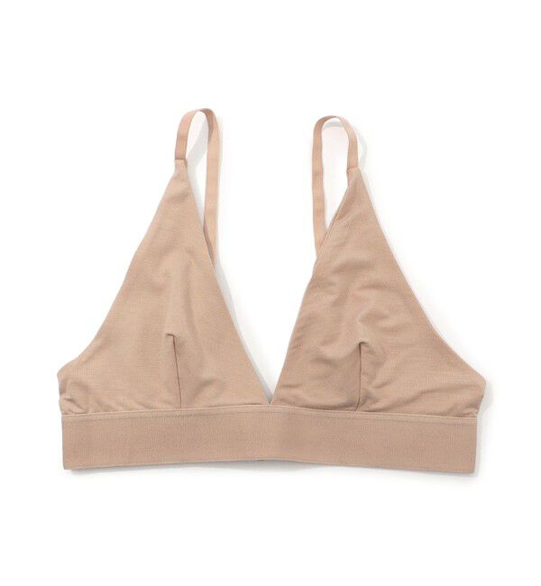TOMORROWLAND BUYING WEAR「BASE RANGE バンブー トライアングルブラトップ」|インナー|43 ベージュ