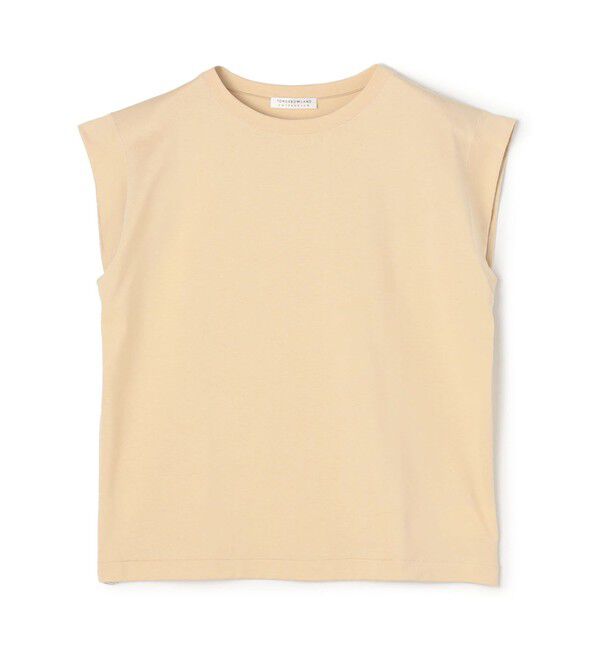 TOMORROWLAND collection「スーピマコットンジャージー フレンチスリーブプルオーバー」|Tシャツ・カットソー|41 ライトベージュ