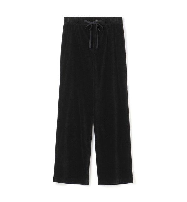 MACPHEE「ストレッチコーデュロイ イージーストレートパンツ」|その他|19 ブラック