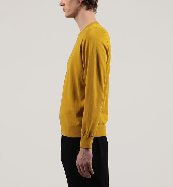 TOMORROWLAND MENS「スビンコットン クルーネックプルオーバー」|ニット・セーター|