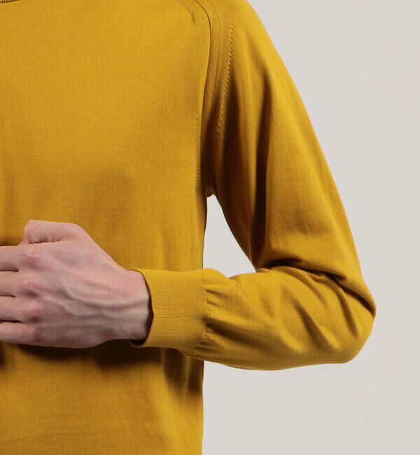 TOMORROWLAND MENS「スビンコットン クルーネックプルオーバー」|ニット・セーター|