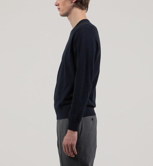 TOMORROWLAND MENS「スビンコットン クルーネックプルオーバー」|ニット・セーター|