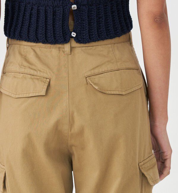 MACPHEE「ソフトコットンサテン カーゴパンツ」|カーゴ|