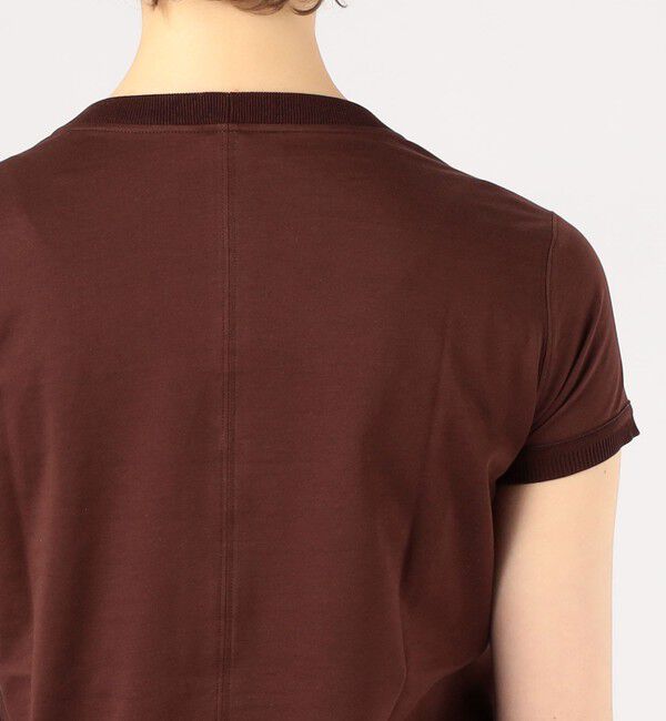 CABaN「コットン リブコンビクルーネックプルオーバー」|Tシャツ・カットソー|