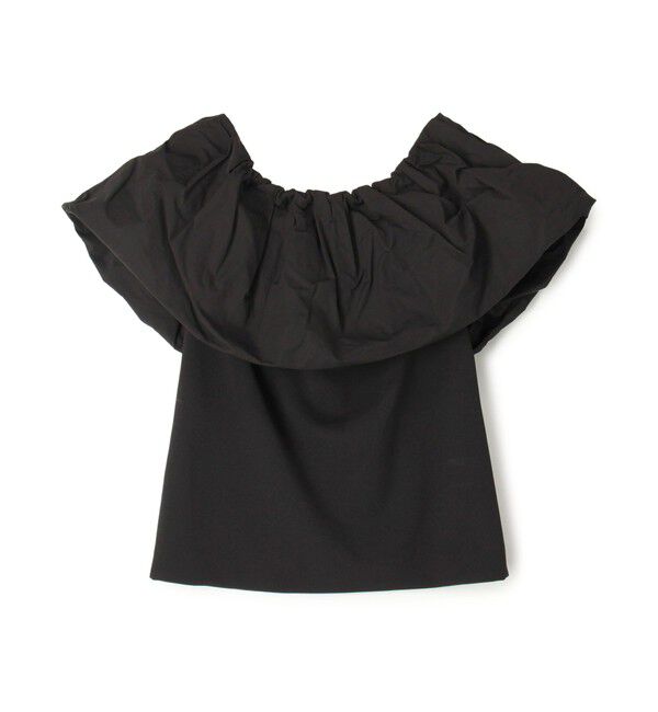 TOMORROWLAND BUYING WEAR「FLICKA ラッフルカラーブラウス」|シャツ・ブラウス|19 ブラック