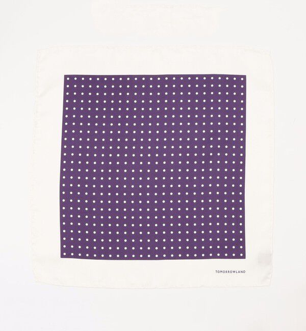 TOMORROWLAND GOODS「TOMORROWLAND シルク ドット ポケットチーフ」|ネクタイ・蝶ネクタイ|
