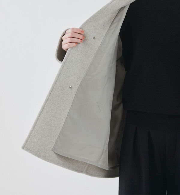 GALERIE VIE「ウールカシミヤダブルフェイス フーデットコート」|その他|