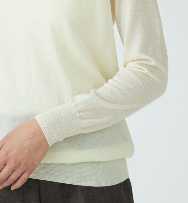 TOMORROWLAND collection「エクストラファインウール Vネックプルオーバー」|ニット・セーター|