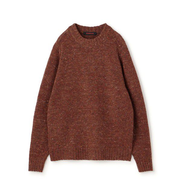 CABaN「CABaN ウールネップ クルーネックプルオーバー」|ニット・セーター|47 ブラウン