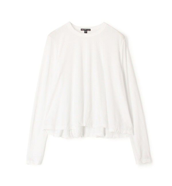 JAMES PERSE「コットンジャージー AラインTシャツ WHGF3943」|Tシャツ・カットソー|11 ホワイト