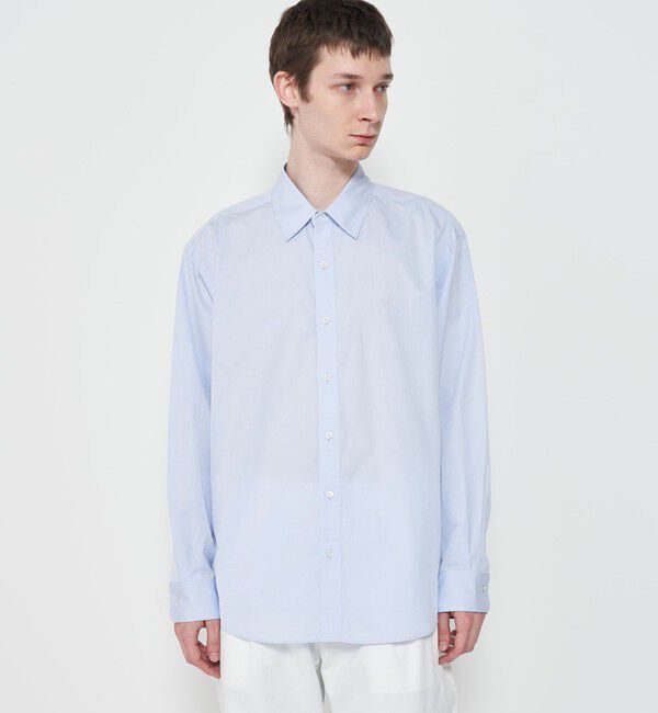 GALERIE VIE「コットンツイル ロングスリーブシャツ」|シャツ・ブラウス|