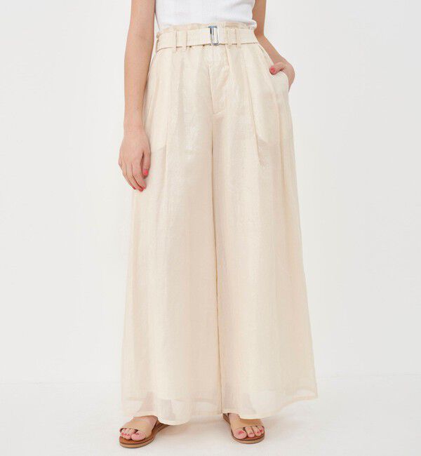 GALERIE VIE「ボイルワッシャー ワイドパンツ」|その他|