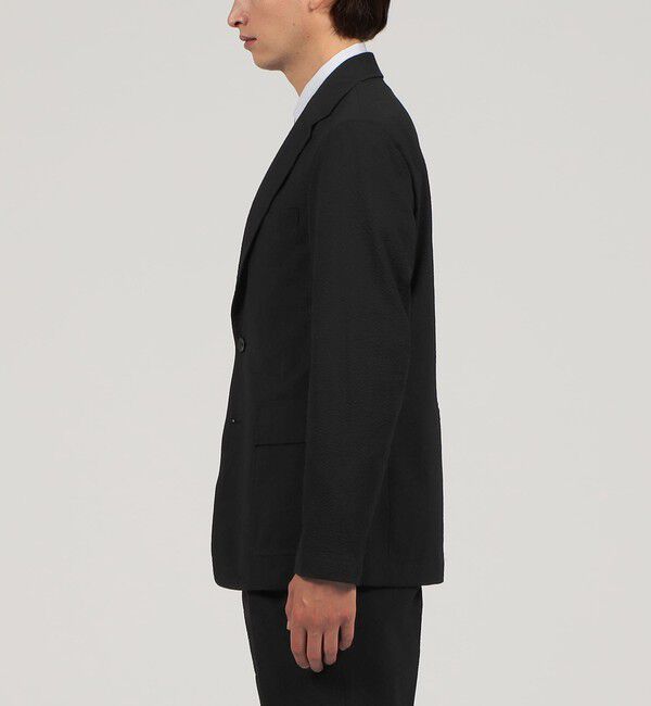 TOMORROWLAND MENS「コットンシアサッカー シングルブレステッド2Bジャケット」|テーラードジャケット|