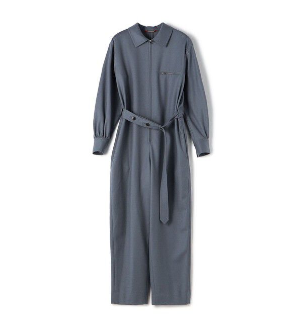 BACCA「ウールサキソニー ジャンプスーツ」|ワンピース|63 ライトブルー