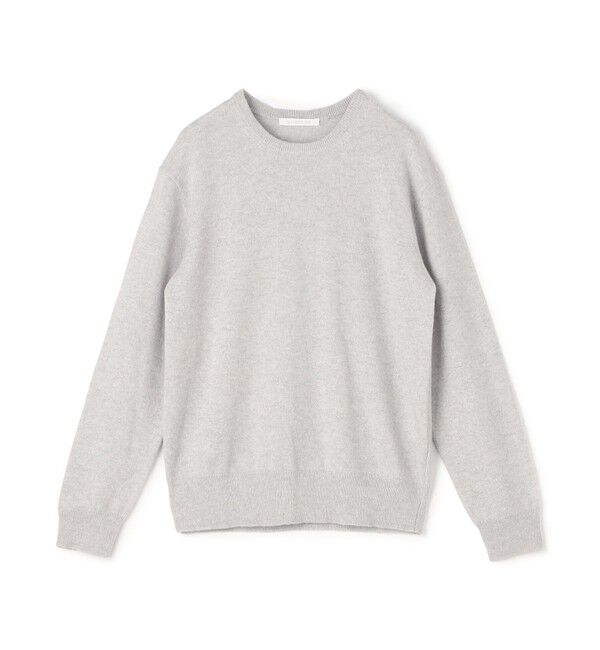 GALERIE VIE「スコットランドカシミヤ クルーネックプルオーバー」|ニット・セーター|81 シルバー