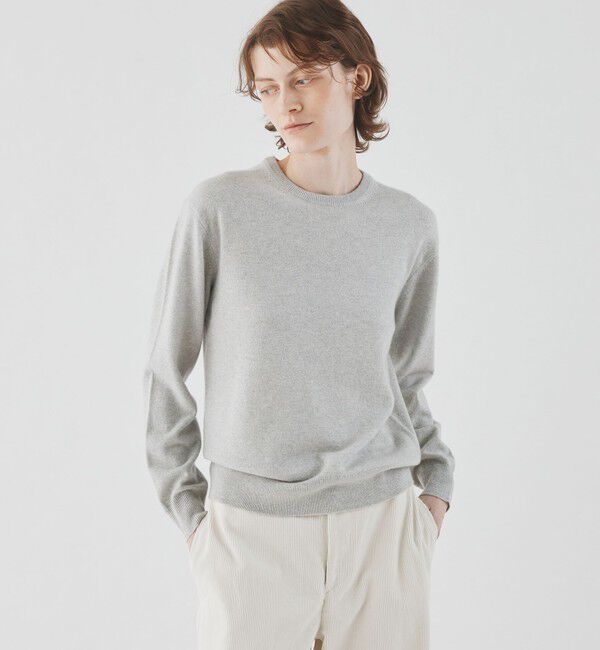 GALERIE VIE「スコットランドカシミヤ クルーネックプルオーバー」|ニット・セーター|