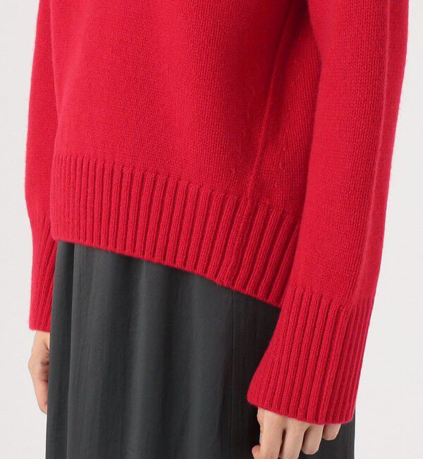 MACPHEE「ラムカシミヤ Vネックプルオーバー」|ニット・セーター|