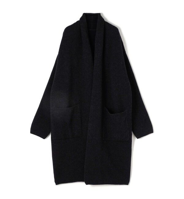 GALERIE VIE「ダブルフェイスパイル ショールカラーコート」|その他|18 ブラック系