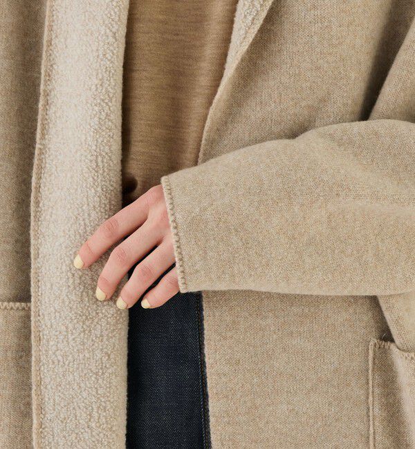 GALERIE VIE「ダブルフェイスパイル ショールカラーコート」|その他|