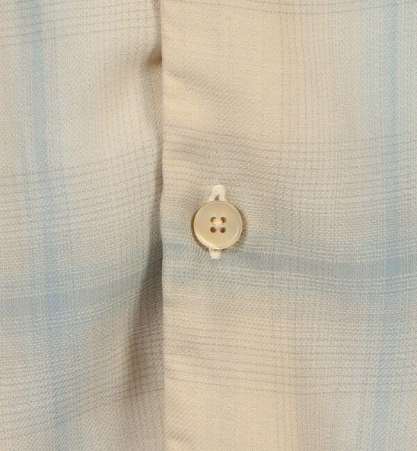 TOMORROWLAND MENS「ウールポリエステル シャーリングレギュラーカラーシャツ」|シャツ・ブラウス|