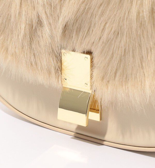 TOMORROWLAND GOODS「TOMORROWLAND フラップ フェイクファーバッグ」|ショルダー・メッセンジャー|