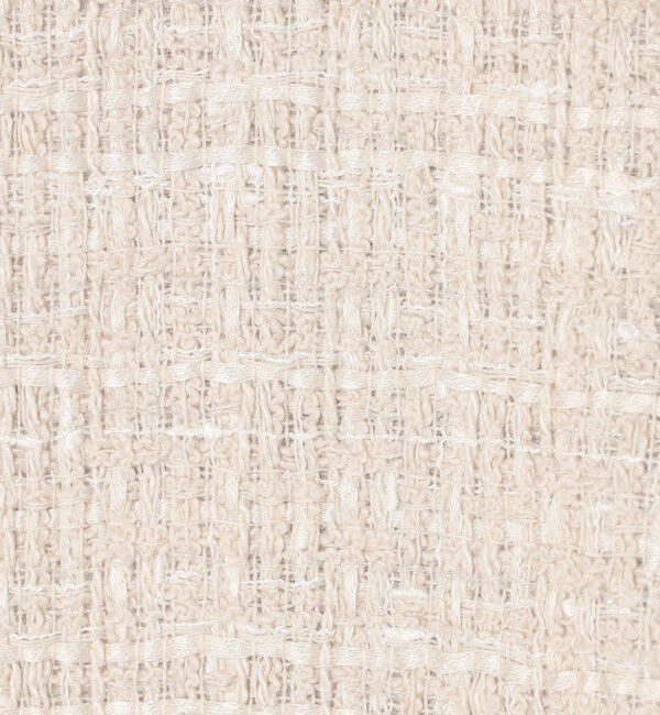 Ballsey「ラメミックスツイード セミダブルクルージャケット」|ノーカラージャケット|