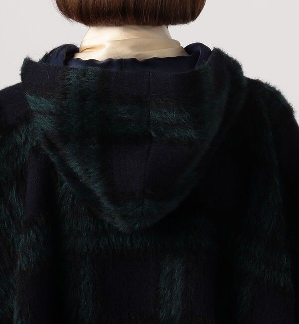 TOMORROWLAND collection「シャギーブラックウォッチ フーデットマント」|その他|