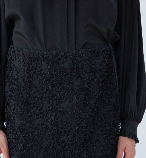 Ballsey「サークルフラワーチュール タイトスカート」|タイト|