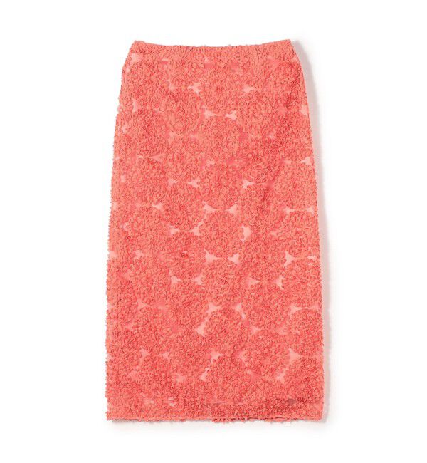 Ballsey「サークルフラワーチュール タイトスカート」|タイト|33 ピンク