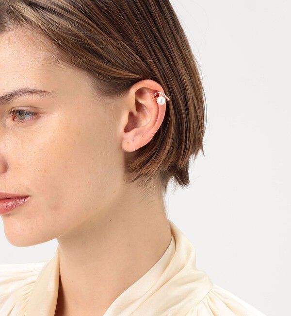 TOMORROWLAND GOODS「Hirotaka Diamond Akoya Pearl イヤーカフ」|イヤーカフ|