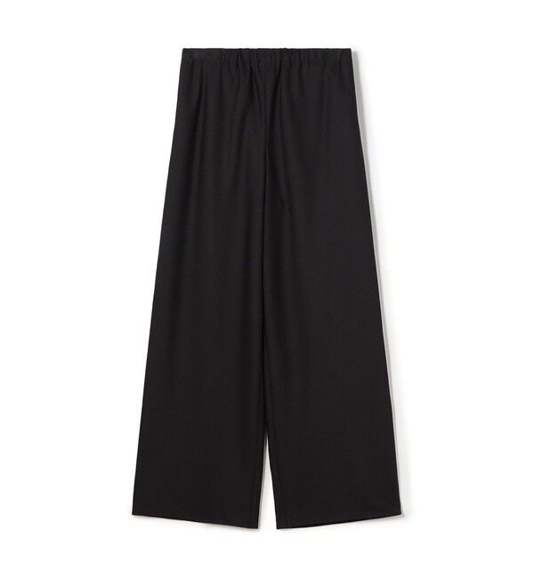 GALERIE VIE「ウォッシャブルギャバジン イージーセミワイドパンツ」|その他|16 ブラック系