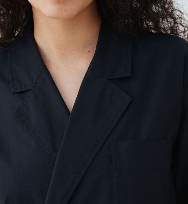 GALERIE VIE「コットンブロード セミダブルジャケット」|テーラードジャケット|