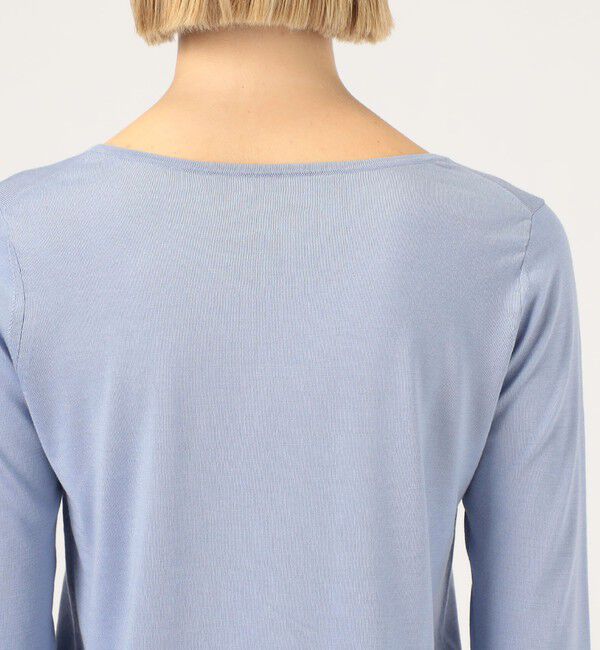 DES PRES「シルク ラウンドネックプルオーバー」|ニット・セーター|