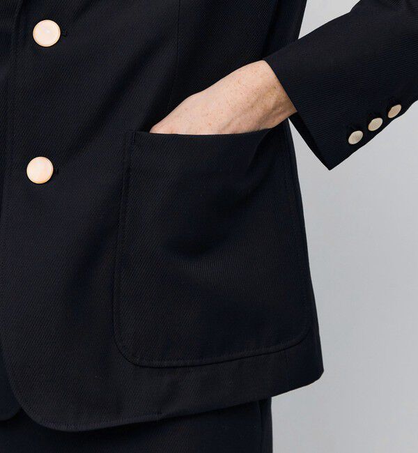 BACCA「ウールシルク テーラードジャケット」|テーラードジャケット|