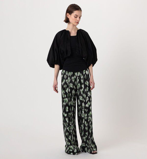 DES PRES「シルクラミーワッシャー ギャザーブルゾン」|ブルゾン・スタジャン|