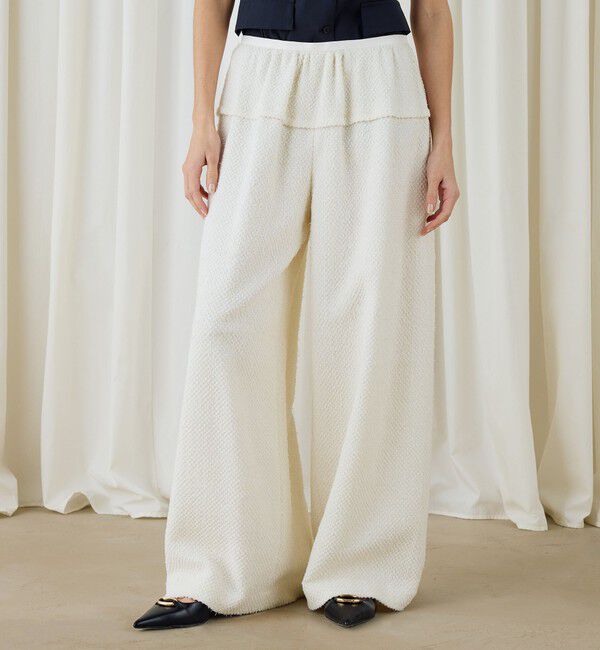 DES PRES「ツイストヤーンツイード ボリュームパンツ」|その他|
