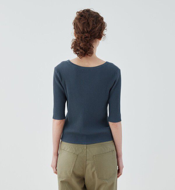 GALERIE VIE「ギザコットンリブ Vネックカーディガン」|カーディガン|