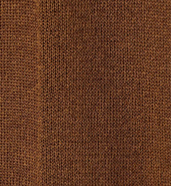 DES PRES「コットンシルクペーパーツイスト ラペルカラーカーディガン」|カーディガン|