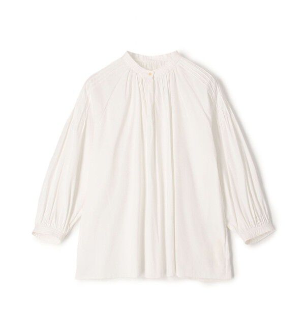 TOMORROWLAND collection「ストレッチブロード ピンタックスリーブブラウス」|シャツ・ブラウス|11 ホワイト