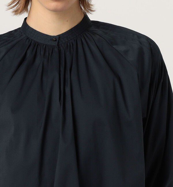 TOMORROWLAND collection「ストレッチブロード ピンタックスリーブブラウス」|シャツ・ブラウス|