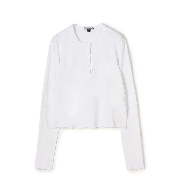 JAMES PERSE「スラブジャージー ヘンリーネックプルオーバー WJD3160」|Tシャツ・カットソー|11 ホワイト