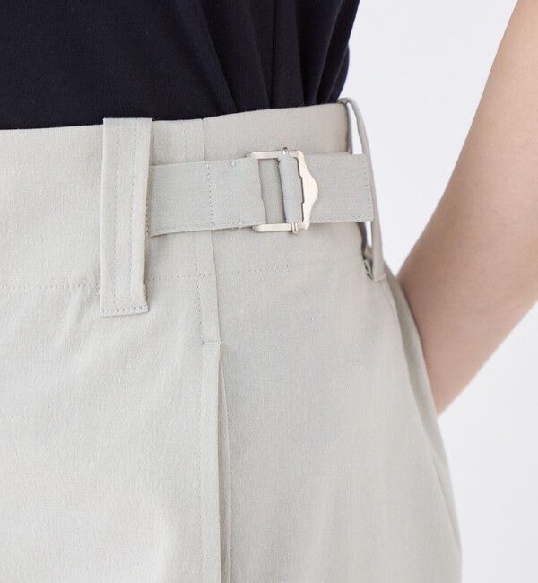 MACPHEE「ナチュラルスラブストレッチ セミワイドパンツ」|その他|