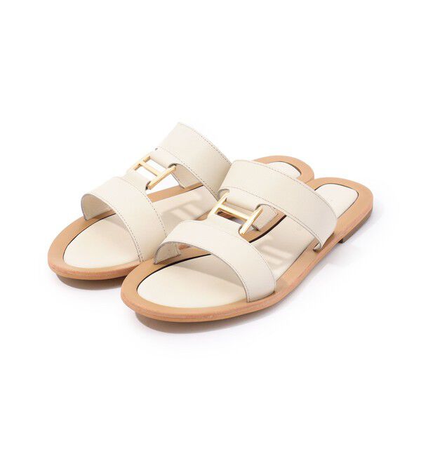 TOMORROWLAND GOODS「TOMORROWLAND バックル フラットサンダル」|サンダル|