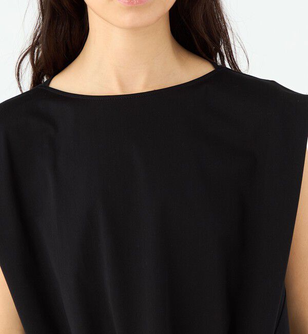 MACPHEE「トリコットジャージー タックギャザープルオーバー」|Tシャツ・カットソー|