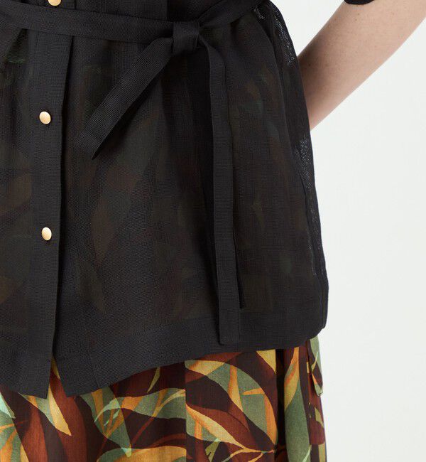 Ballsey「パナマラミー ビッグシャツブラウス」|シャツ・ブラウス|